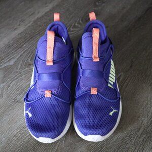 Girls Purple Puma Sneakers - Size 2.5